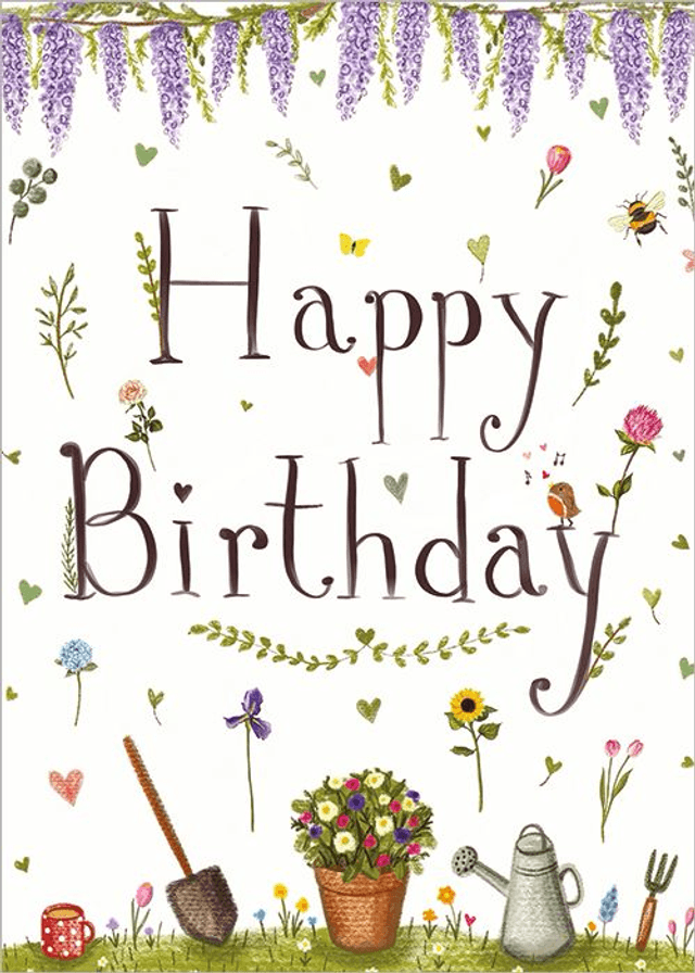 Garden Happy Birthday (B005)