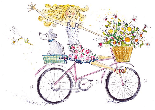 Bicycle Flowers (B002)