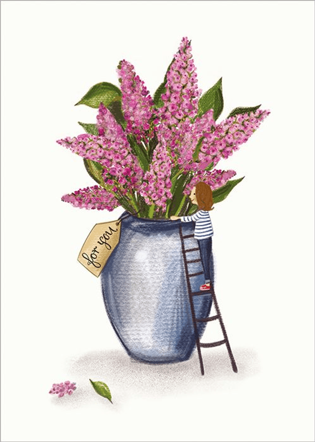 Vase of Lilacs (B004)