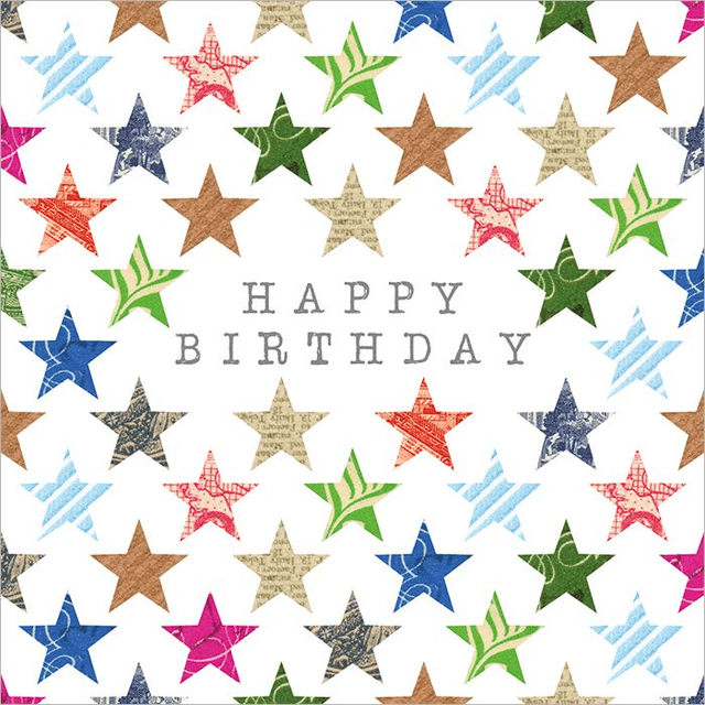 Birthday Stars (A007) 